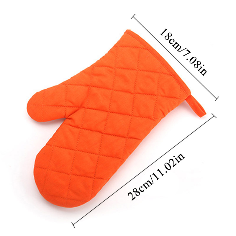 1PC High-temperature Microwave Oven Gloves Cotton Thick Heatproof Mitten Kitchen Cooking Microwave Oven Mitt Insulated Non-slip