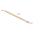 P100-LM2 Length 33.35mm Imperial Crown Head Metal Spring Test Probe Nickel-Plated Spring Probe Tool For Detecting Circuit Boards