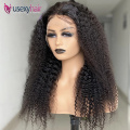 Natural color kinky curly wig