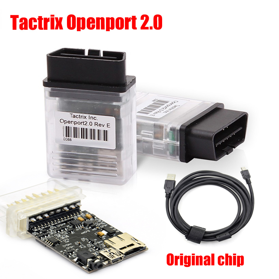 Original chip Tactrix Openport 2.0 ECU Chip Tuning Tool With ECU FLASH Flasher Cable Open Port 2.0 For OBD CAN ISO K-Line