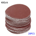 20ps 3" 75mm Round Sandpaper Abrasive Disk Sand Sheet Grit 40~3000 Hook and Loop Sanding Disc for Sander