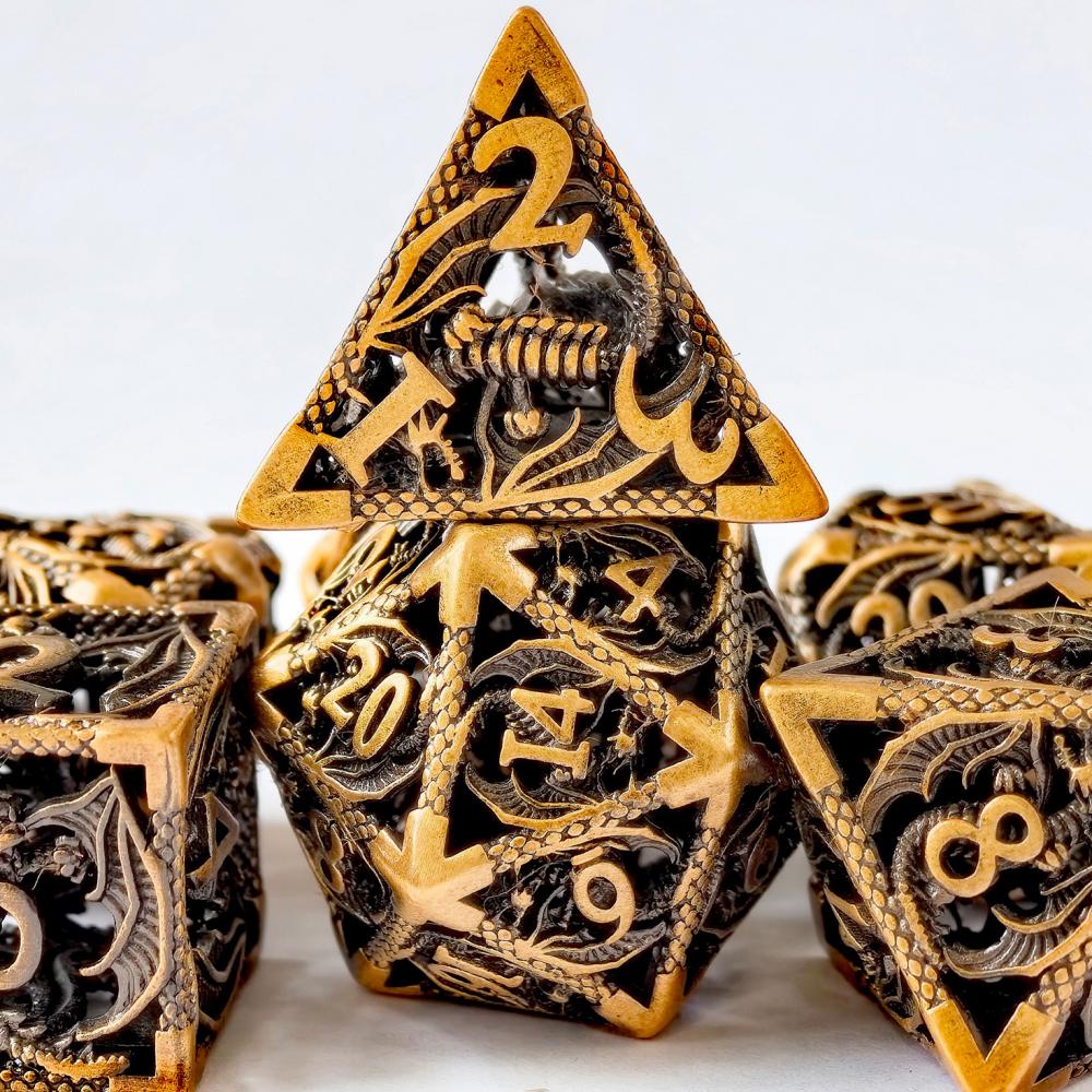 Pathfinder Rpg Dice Hollow Metal