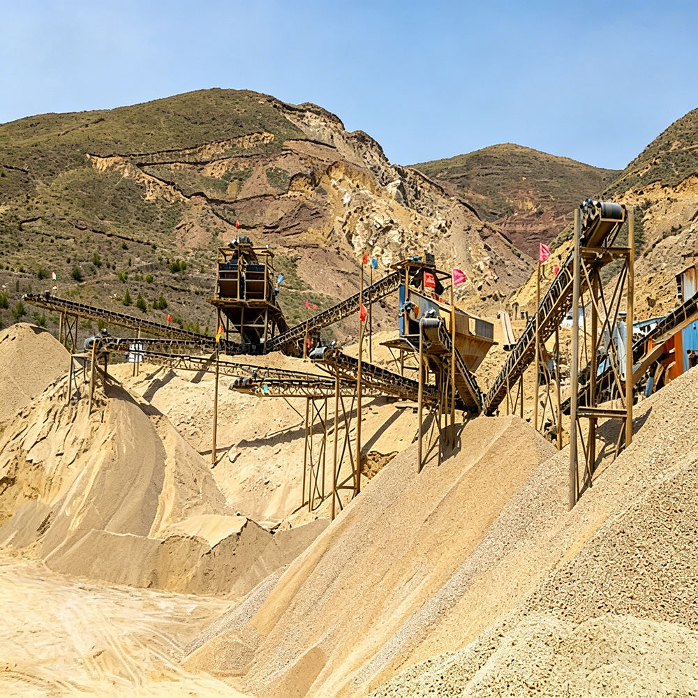 hammer crusher shaping line