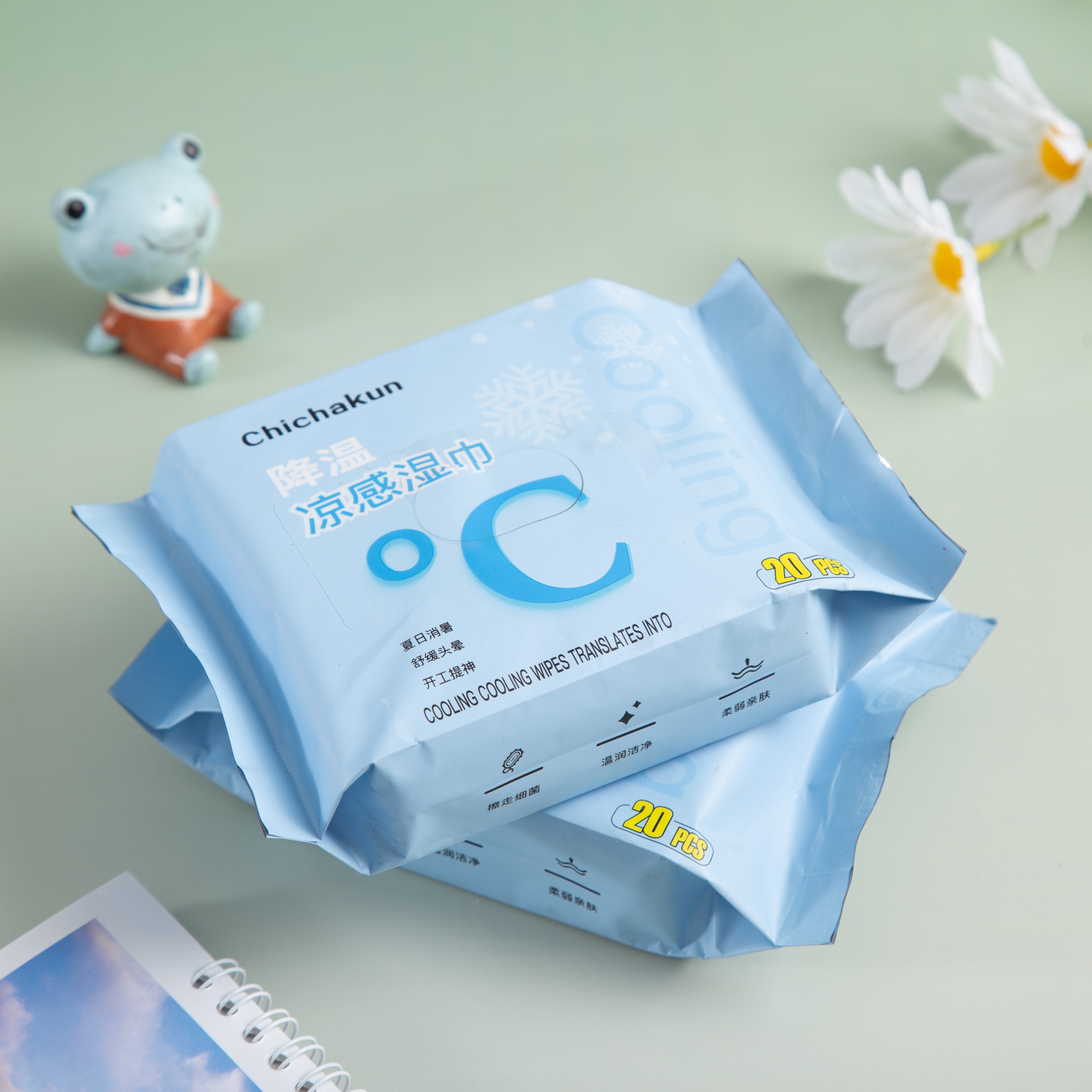 cooling wipes