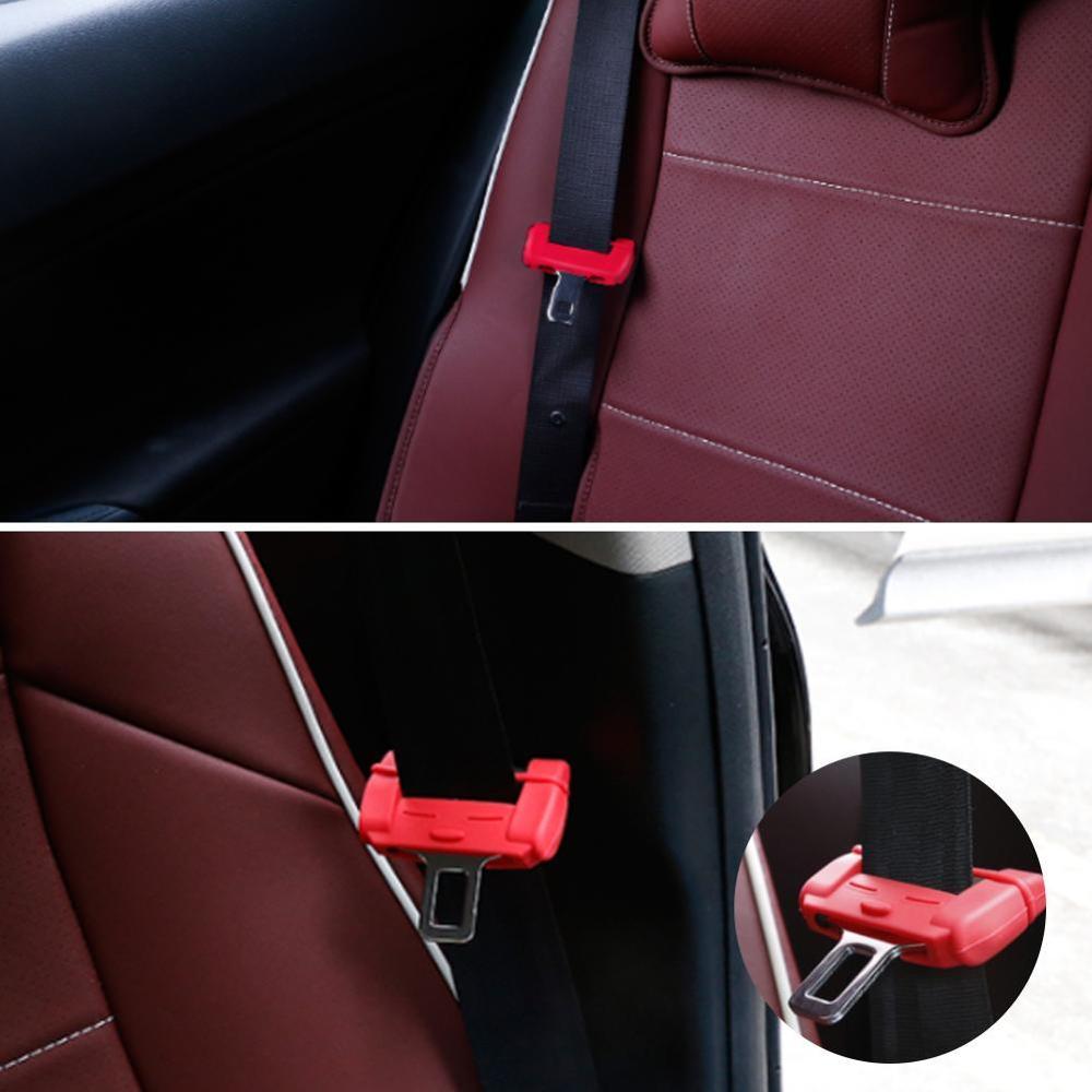 NEW 1pcs Car Safety Belt Buckle Silicon Protector Anti-Scratch Seat Belt Buckle Clip Interior Accessories for BMW VW Toyota