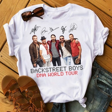 Backstreet Boys World T-Shirt Men Women Unisex Tee Shirt Harajuku Mens T Shirts Fashion 2018 Shirt Men Streetwear