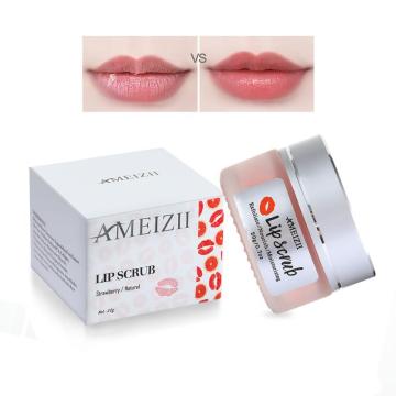 1pc Strawberry Lip Scrub Moisturizing Lip Balm Exfoliating Plump Lips Exfoliating Dead Skin Nourishing Lip Care Makeup TSLM1