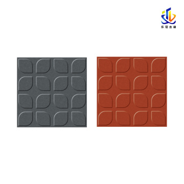 Four leaf clover floor tile