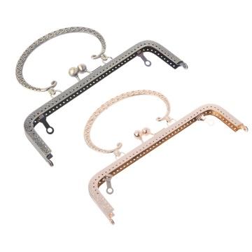 New Hot 1PC Metal Frame Kiss Clasp Lock For Sewing Handbag Purse Coin Bag DIY Tool 20x12cm