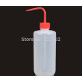 500ml Safety Wash Bottles, White Cap or Red Cap, Laboratory Tool, Narrow Mouth With Graduation,Pack 2