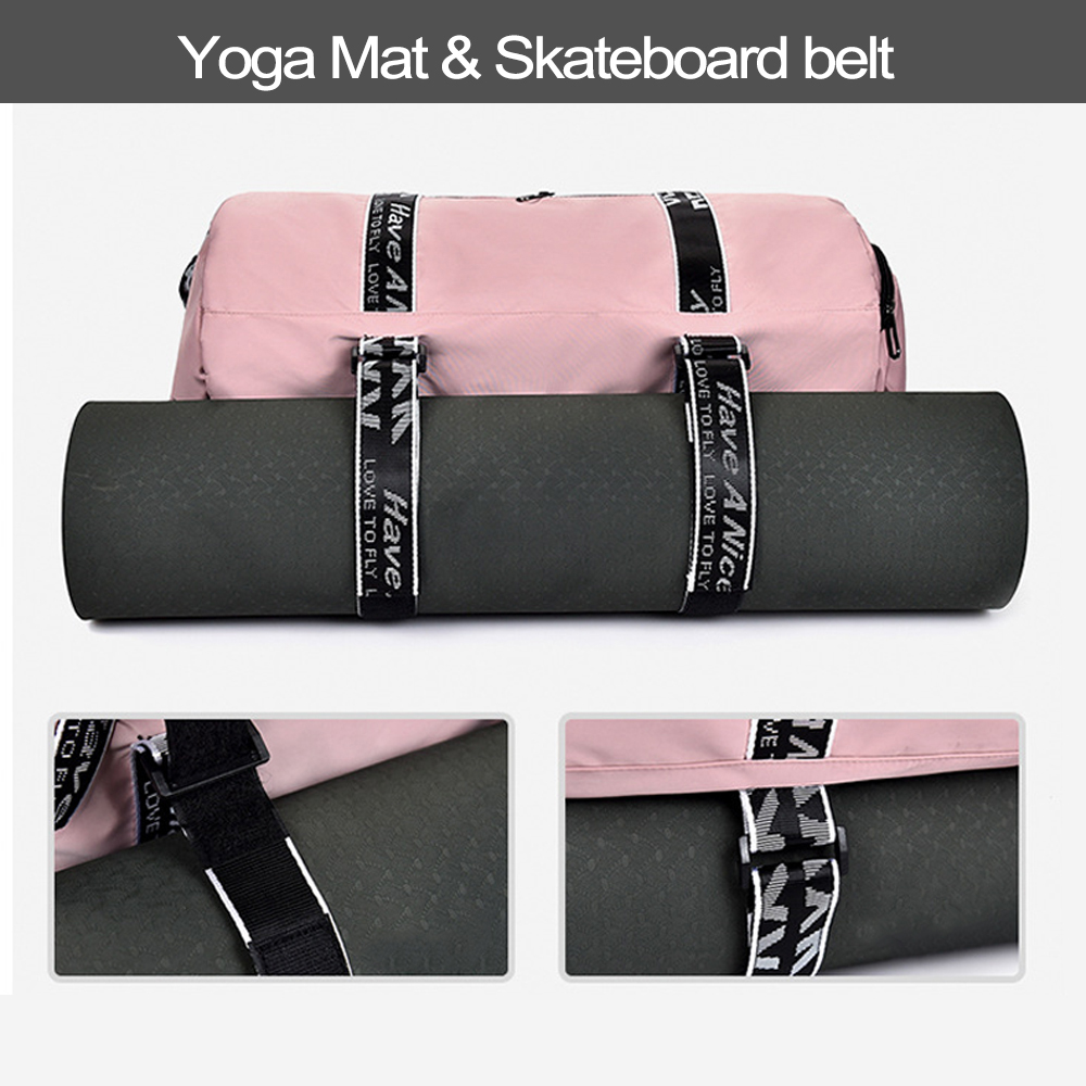 Dry Wet Gym Bag Yoga Mat Fitness Sport Skateboard Outdoor Travel Bag For Women Men Shoulder Cossbody Gym Bag Yoga Tas XA534WA