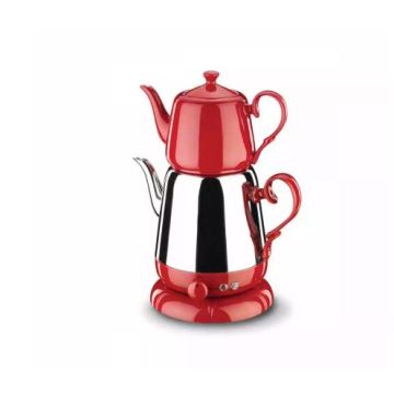 Korkmaz A339-03 Nosta Red Tea Machine Turkish Electric Teapot Tea Kettle Machine Maker Samovar Turkish Hot Tea Maker