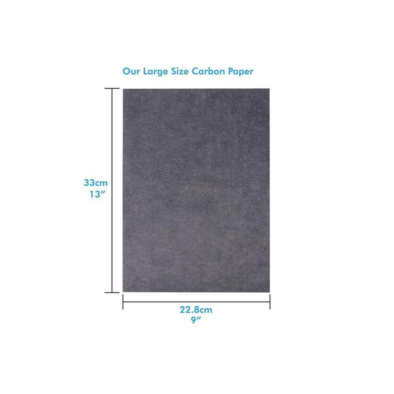 50Pcs/Set Black A4 Copy Carbon Paper Painting Tracing Reusable Graphite Paper Legible Tracing Accessories Office stationery