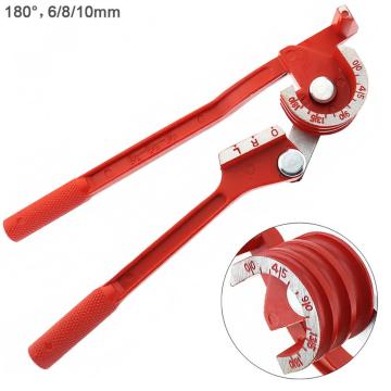 3 In 1 180 degree 6mm / 8mm / 10mm Pipe Tube Bender / Copper Tube / Air Conditioning Tube Manual Elbow Tool