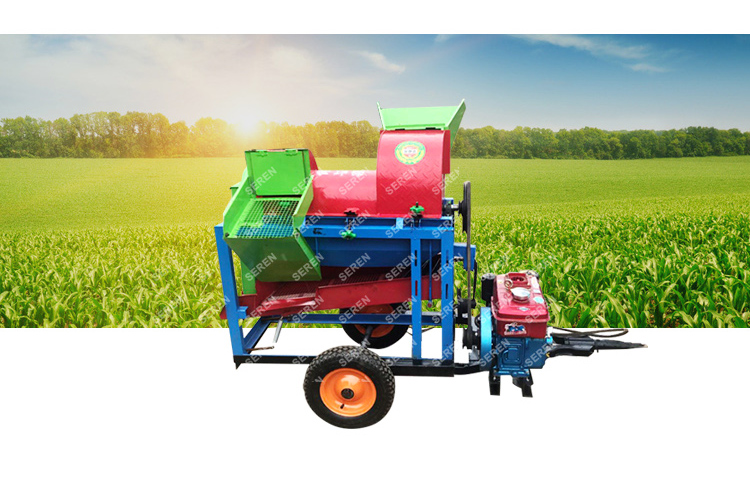 Multifunction Electric Small Portable Sorghum Soybean Multi Crop Paddy Rice Wheat Maize Peeler Corn Sheller Thresher Machine