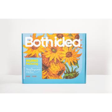 Handmade colored clay picture frame for children