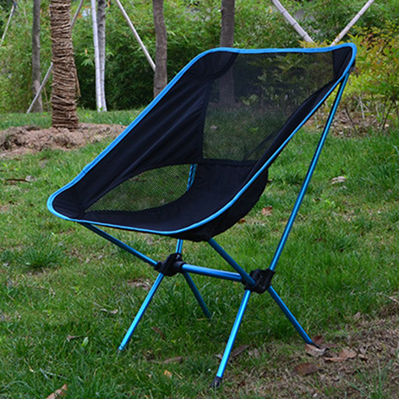 Lightweight Folding Beach Chair Outdoor Portable Camping Chair For Hiking Fishing Picnic Barbecue Vocation Casual Garden Chairs
