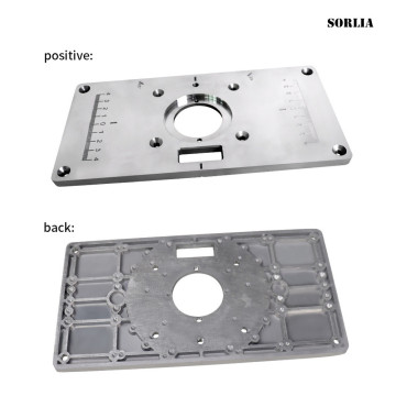Aluminium Router Table Plate Router Table Insert Plate Woodworking Benches Wood Trimmer Woodworking Engraving Machine New Tools