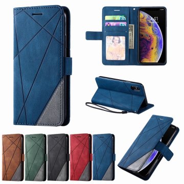 3 Card Slot Flip Business Case For Huawei Honor 10 Lite 9 Lite P40 Pro P30 P20 Lite Nova 3e 5i Pro Rhombus Leather Wallet DP21G
