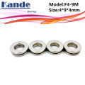 4pcs F4-9M 4x 9 x 4mm F4-9 high quality Miniature planar bearing 4x9x4 mm Axial Ball Thrust Bearing