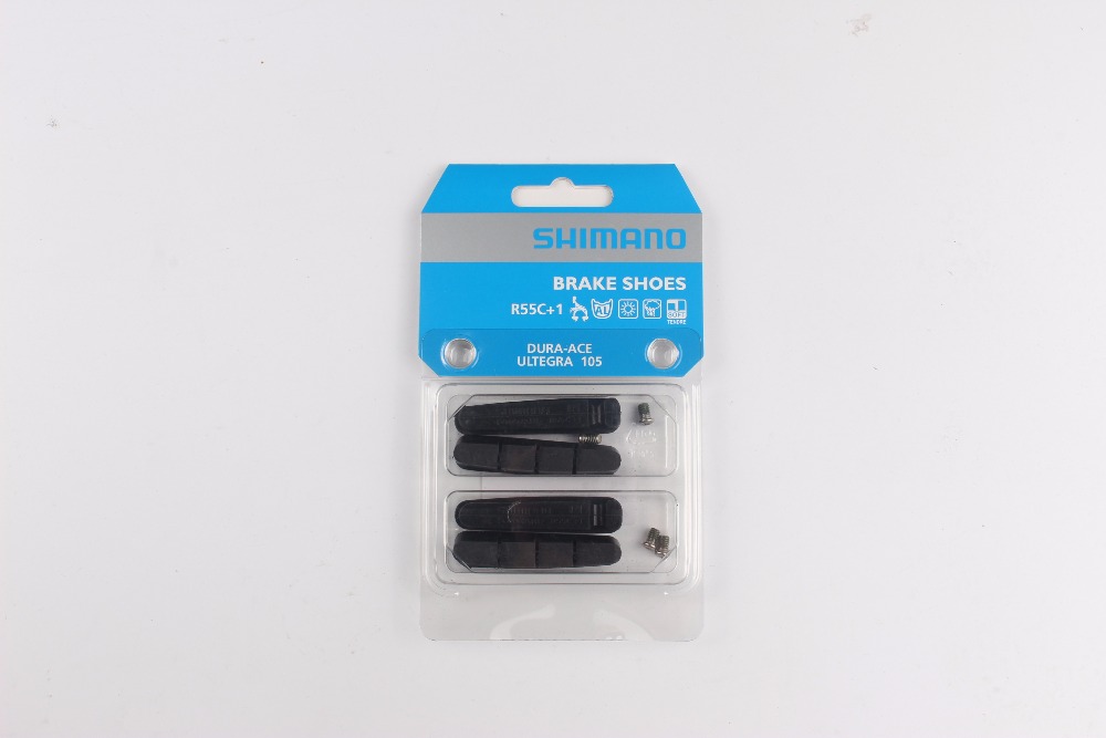 Shimano Road Brake Shoes Dura-Ace Ultegra 105 Pads Inserts R55C4 R55C4+1 R55C4-A Retail
