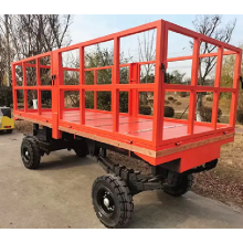 Two-way traction frame type flatbed trucks