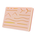 Medical Silicone Skins Pad Practice Wound Simulated Skin Suture Module Training Kit Traumatic Pistol Simulation Training Tool