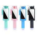 Mini Extendable Handheld Rotatable Wired Automatic Selfie Stick Folding Portable Plug-Play Phone Clip for IPhone Android