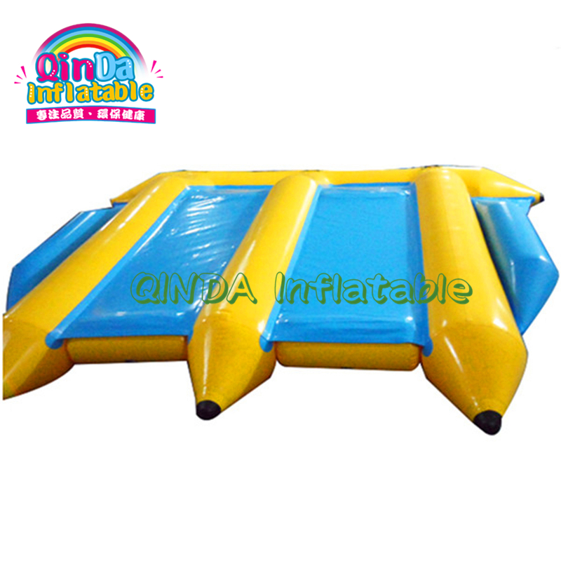 Summer hot water play games 3 tubes inflatable flying banana fish/flying towables for water sports toys