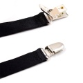 2020 New Arrival Mens Straight Suspender Shirt Stays Holder Elastic Shirt Garters Belt Metal Clip Black Underwear Accessories