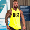 Stylish Cotton Men's Sleeveless Muscle Gorilla Letter Printed Tank Top Bodybuilding Workout Fitness Vest