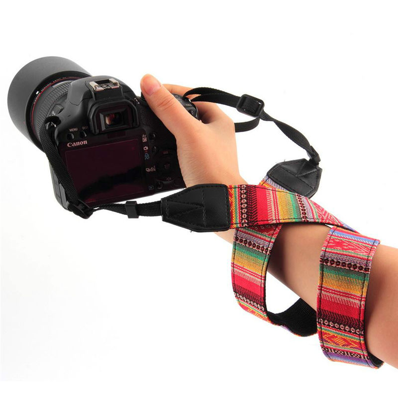 Vintage For All Camera Straps Vintage Hippie Style Canvas Shoulder Neck Cotton