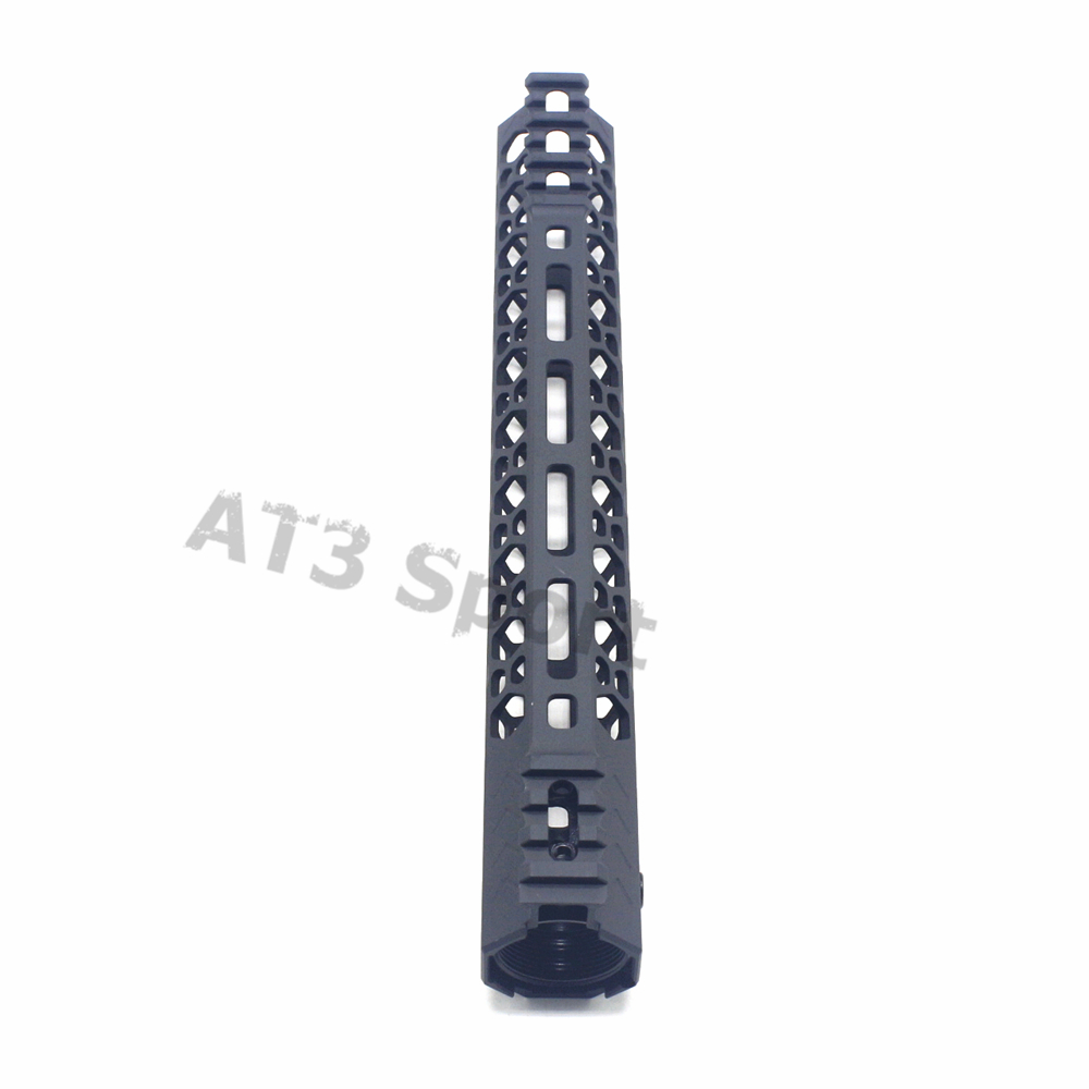 Tactical 12"inch M-lok Handguard Rail Free Float Mount System Ultralight Picatinny Rails Black Anodized Fit .223