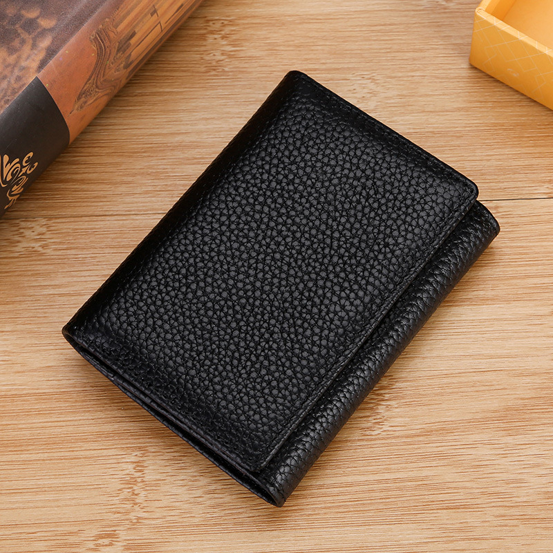 Card Bag Genuine Cow Leather Business Cards Package Solid New Designer Credit Card holder Case Box Purse Kaart Pakket