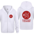 5 Seconds of Summer 5SOS Rock Band Hoodies Men 2020 Men's Fleece Zipper Cardigans Hooded Sweatshirts