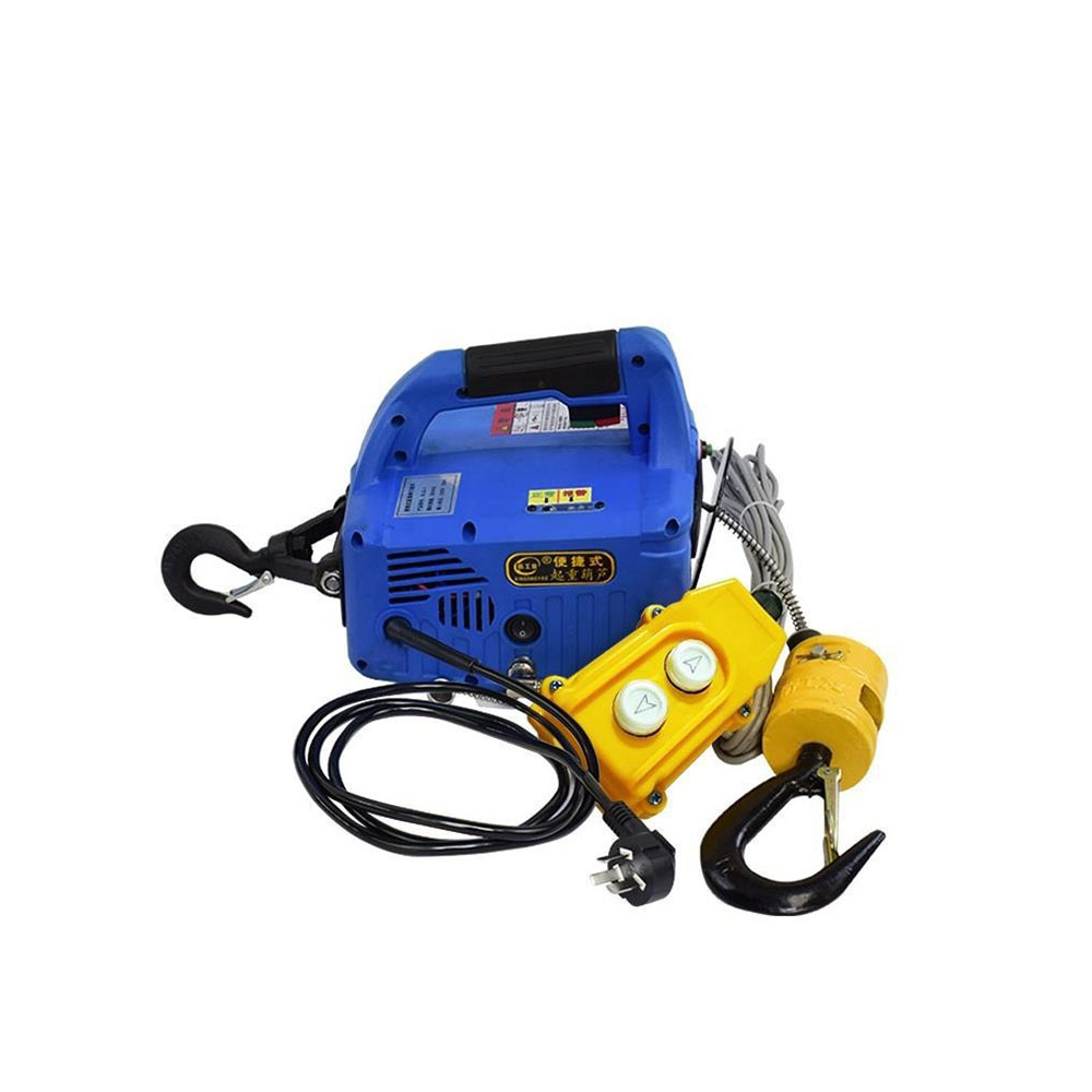 200KG Electric hoist Portable Electric Winch electric steel wire rope lifting hoist 220V/110V