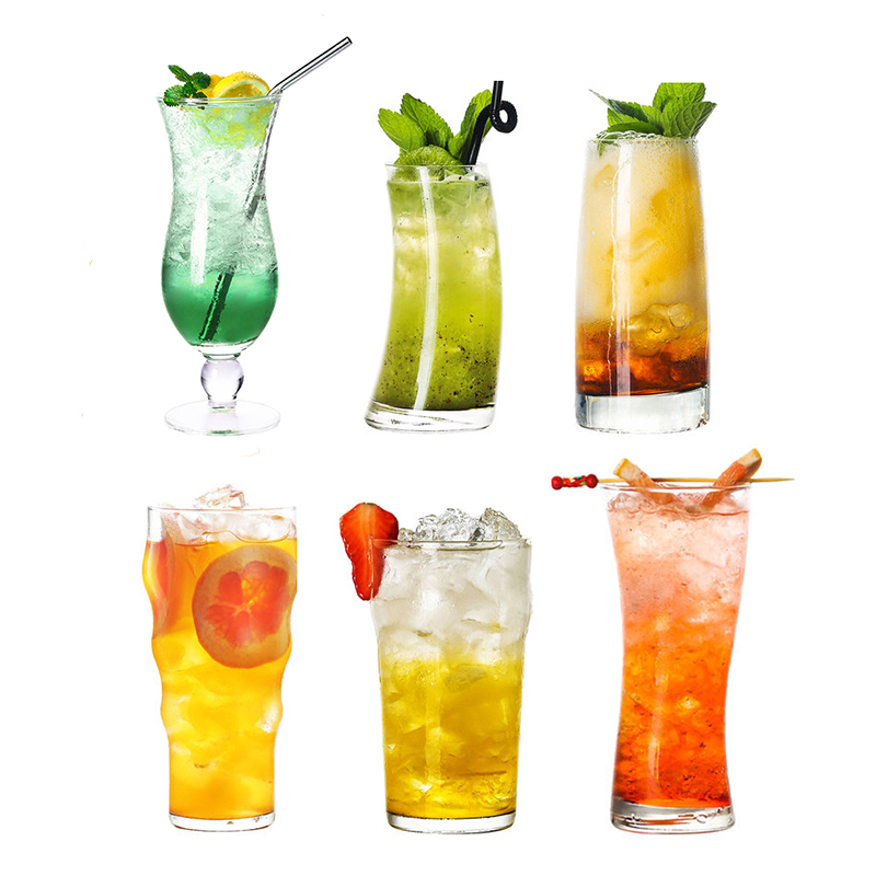 Cocktail Glass Highball Glass Barware Collins Tumbler Drinking Glasses For Water, Juice, Beer Mojito