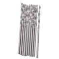 10pcs 0.5-2.5mm Micro HSS Straight Shank Twist Drill Bits Set Kit Drill Tool Stable Performance and Durable