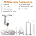 Meat Grinder Attachement Meat Mincer Sausage Stuffer Accessories for KitchenAid Stand Mixers Food Processor Slicer