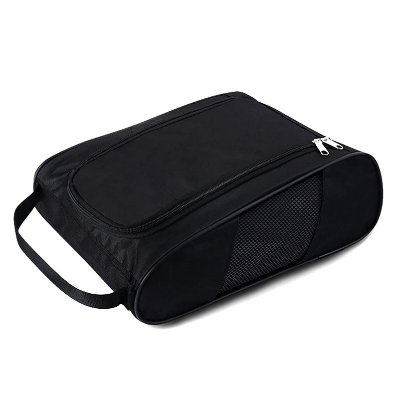 Portable Golf Shoes Bag Zipper Shoe Case Breathable Water Resistant Carrier Shoe Accessory