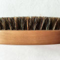 Men Boar Bristle Beard Mustache Styling Brush Military Hard Round Wood HandleHot