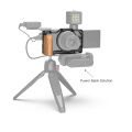 SmallRig ZV1 Camera Vlog Cage with Wooden Handgrip for Sony ZV1 Camera Vlogging Cage Light Weight 2937