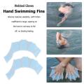 2Pcs Silicone Swim Gear Fins Hand Webbed Flippers Training Diving Gloves Web Gloves for Women Men Kids Surfing Diving Water Swim