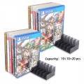 2 pcs/Pack PS4 Slim Pro Game Accessories CD Disk Stand Storage Bracket PS 4 Discs Holder for Sony Playstation 4 Game Disc Rack
