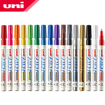 12Pcs Uni marker pen PX-21 metallic Oil base markers for car wheel Stationery Office accessories school Writing Supplies