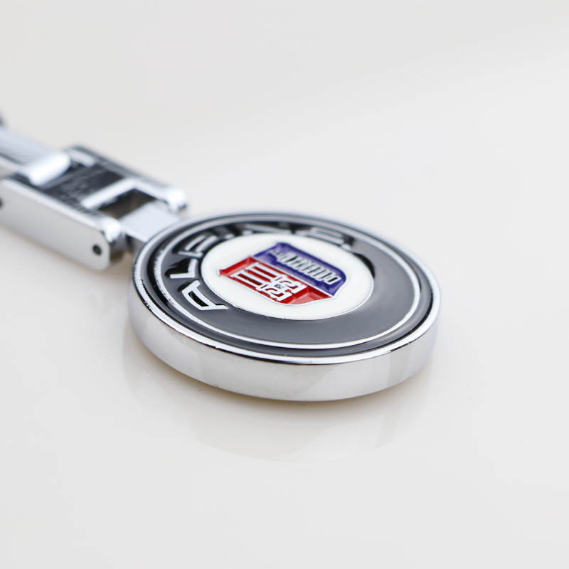 High quality metal car keychain for BMW ALPINA Tail model emblem key ring e46 e90 e60 e39 e36 f30 f10 f20 car accessories