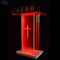 Pulpito Para Igreja Church Podium Acrylic Lectern AKLIKE Pulpit Event Jesus  Church Wedding Prayer Furniture  Transparent