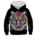 kid's Hoodies Sweatshirt boys and girls Funny 3D Tiger Fashion Brand Animal Printed Hoodie 2020 hot sale