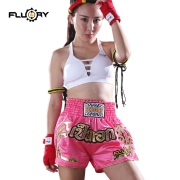 FLUORY MTSF20 kids Muay Thai Boxing Shorts Martial Arts wears shorts MMA pants/trunks for children (boys and girls)