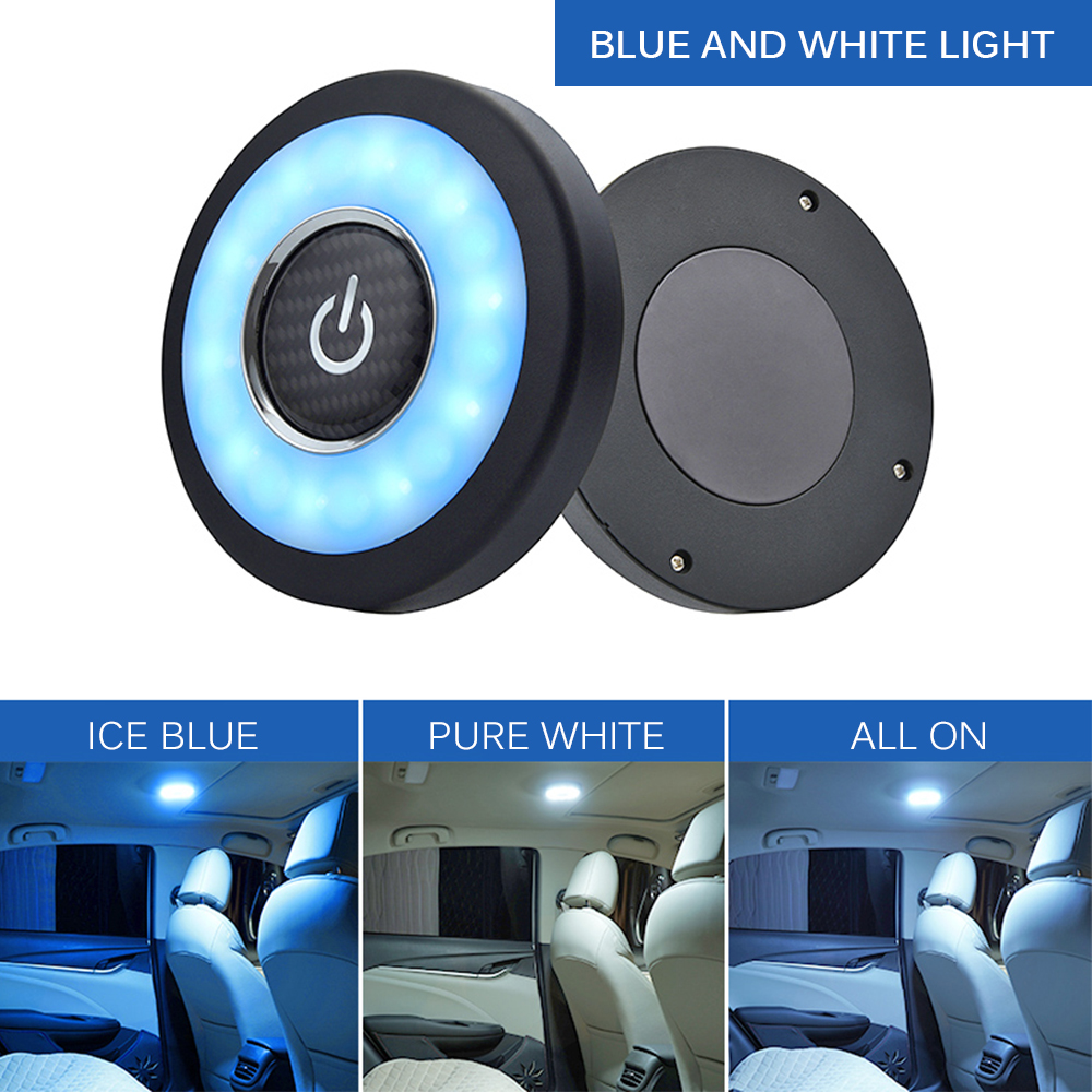 LED Car Interior Reading Light Auto USB Charging Roof Magnet Auto Day Light Trunk Roung Dome Vehicle Indoor New